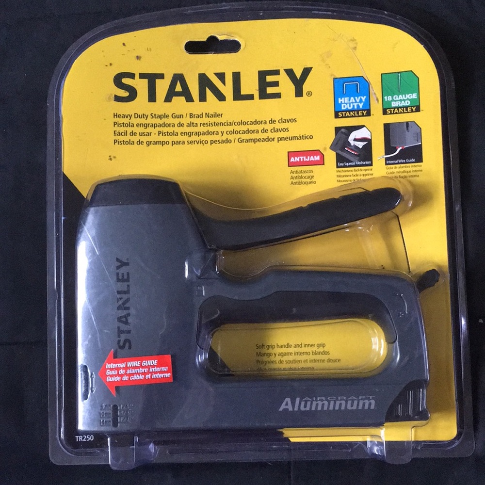 Staple gun Brad nailer heavy duty Stanley